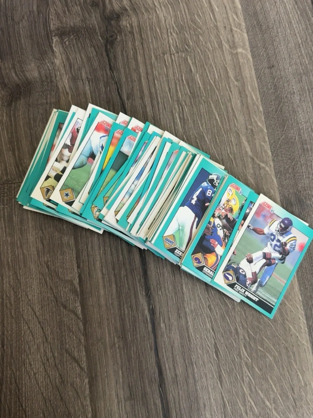 1991 Score NFL Football Rookie & Traded 110 Player Card Set
